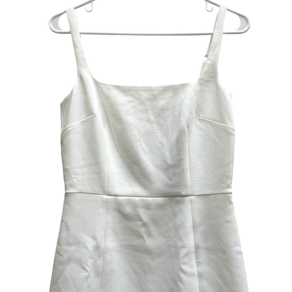 NEW French Connection Cream Whisper Sleeveless Mini Dress Adjust Straps Womens 2 - Picture 2 of 9